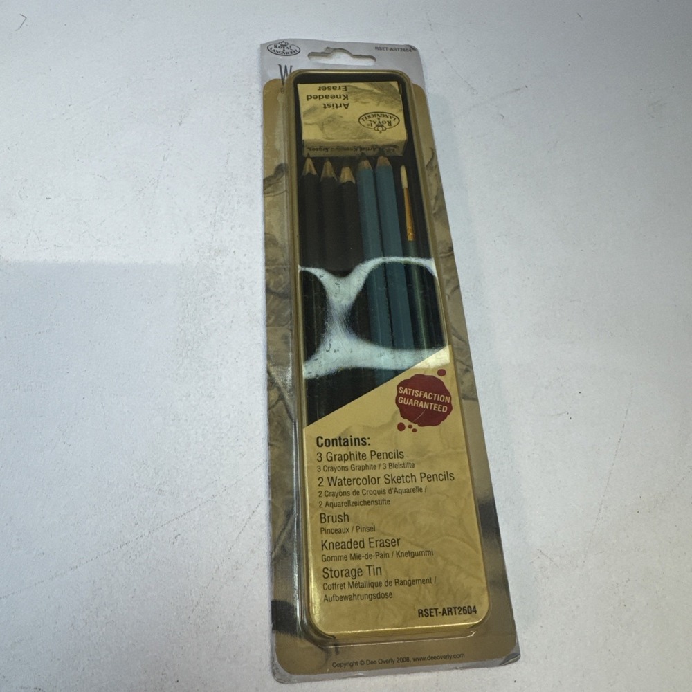 Royal & Langnickel Drawing Colour Pencils Mini Tin Set Watercolor Sketch Set